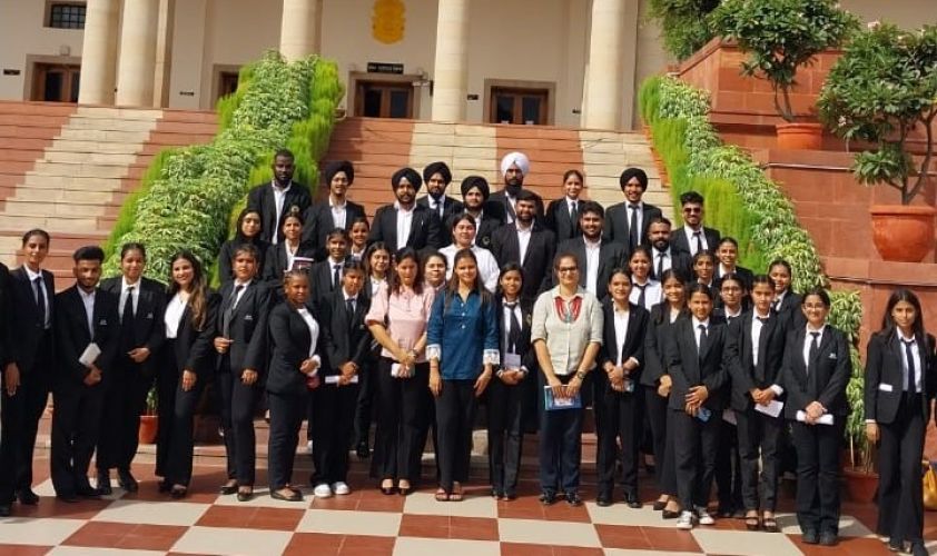 CT University School of Law Students Gain Insight into the Heart of Indian Democracy at the Hon’ble Supreme Court